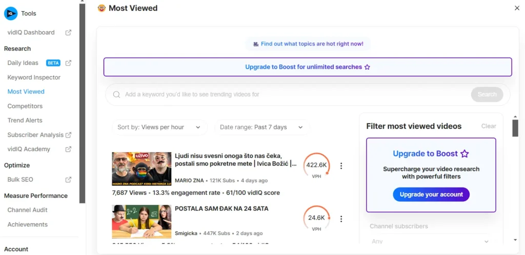 Audience Engagement Tracking on YouTube